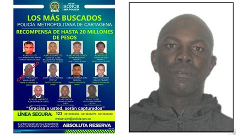 Noticias Cartagena Cayó El Primero Del “cartel De Los Más Buscados” Alerta Caribe