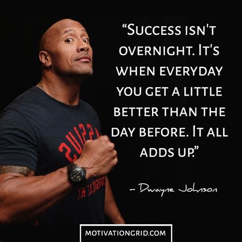 Dwayne Johnson Inspirational Image Quote Motivational Picture Quotes