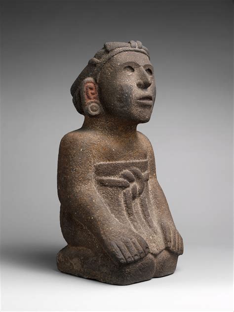 Kneeling Female Figure Aztec The Metropolitan Museum Of Art