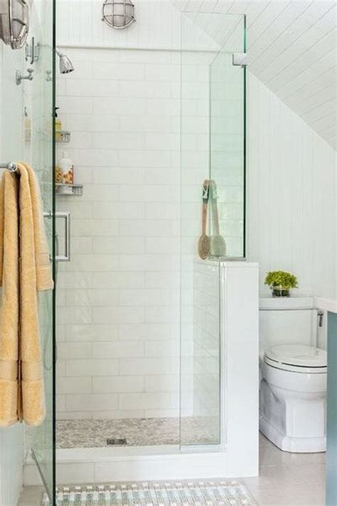 However, these spaces may introduce a clever design challenge to add to your plate. 33+ Smart Solutions To Design a Tiny Bathroom Shower Ideas #bathroom #bathroomidea… | Small ...
