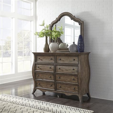 One Allium Way® Toni 8 Drawer Dresser With Mirror And Reviews Wayfair