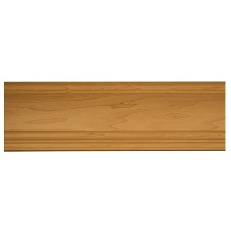 osborne wood products solid 3 1 2 x 3 9 16 x 96 contemporary cabinet crown molding in hard m s