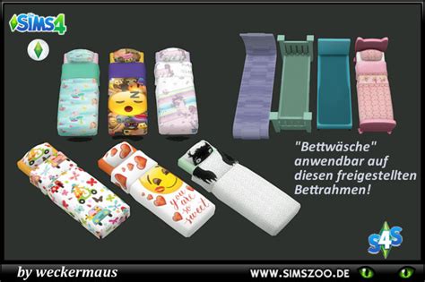 Blackys Sims 4 Zoo Bedding For Kid Beds By Weckermaus Details