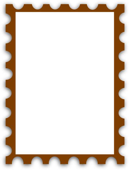 Printable Postage Stamp Template Clipart Best