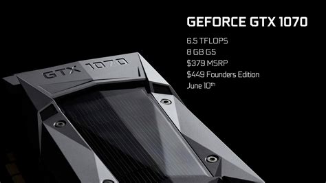 Geforce Gtx 1080 And Gtx 1070 Coming Soon Nvidia Announces The Geforce