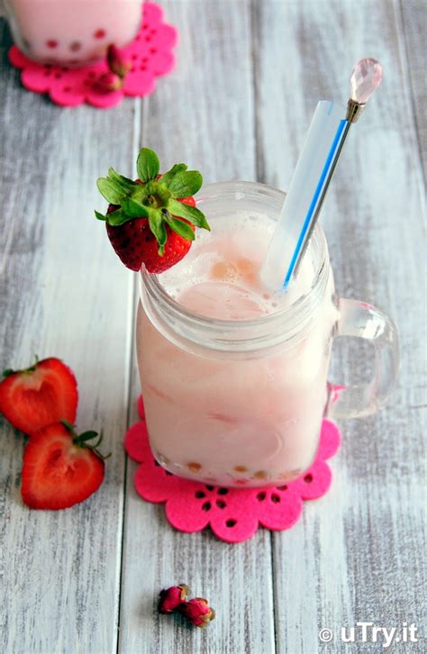 Bubble tea (bubble milk tea or boba milk tea) is the most popular daily street drink in china especially among young girls. uTry.it: Strawberry Rose Milk Tea with Rainbow Boba
