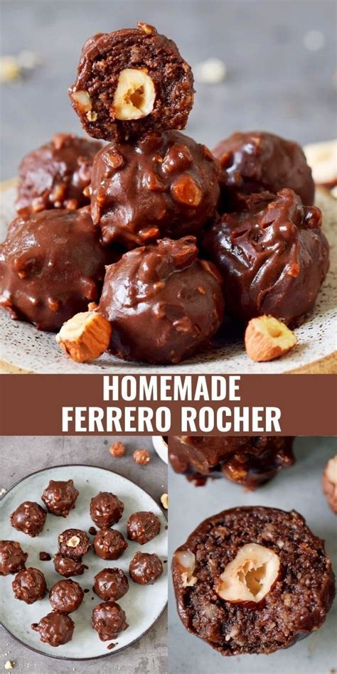 Homemade Ferrero Rocher Hazelnut Truffles Recipe Elavegan