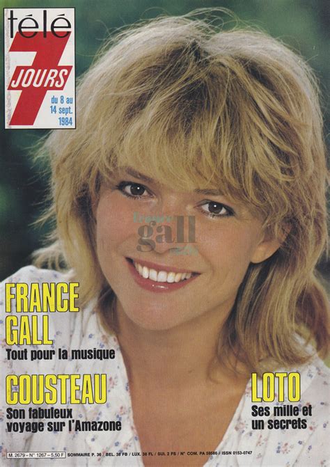 Presse France Gall Tout Pour La Musique 1984 France Gall Collection