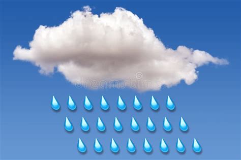 Cloud With Rain Drops Stock Image Image Of Rain Daylight 110334099
