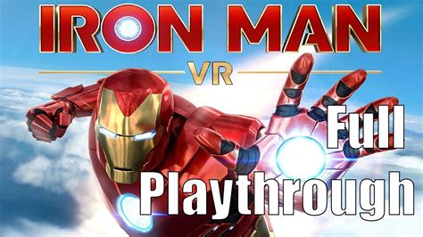 Marvels Iron Man Vr Demo Full Playthrough Youtube