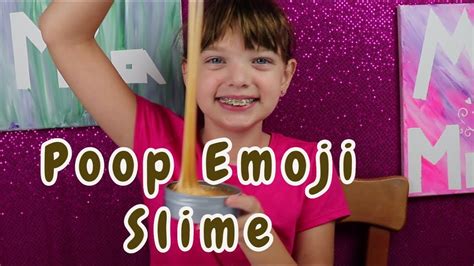 Diy Poop Emoji Slime Youtube