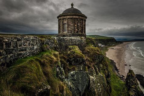 Mussenden Temple Storm Photograph By Andy Gibson Fine Art America