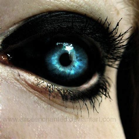 Dark Blue Iris Eye