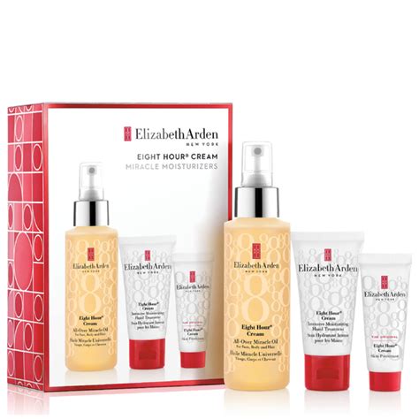 Elizabeth Arden Eight Hour Cream All Over Miracle Oil Set Worth £47