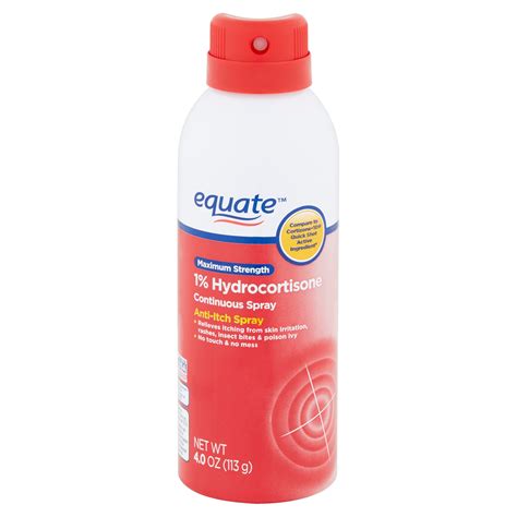 Equate Maximum Strength Anti Itch Continuous Spray 40 Oz