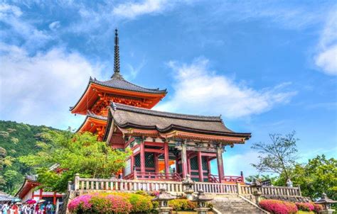 Temple On Elevated Area Under Blue Sky And White Clouds During Daytime Meiji Shrine Sensoji