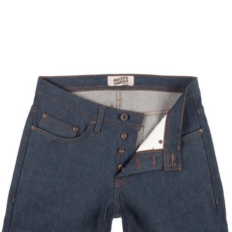 Naked Famous Naked And Famous Weird Guy Natural Indigo Selvedge Denim