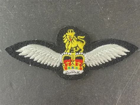 Post Ww2 British Army Air Corps Pilot Wing Brevet Badge 1004 Picclick