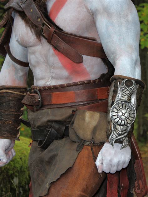 Kratos Cosplay Costume God Of War Cosplay Warrior Armor Set Etsy