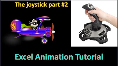 Excel Animation The Virtual Joystick Tutorial 2 Youtube