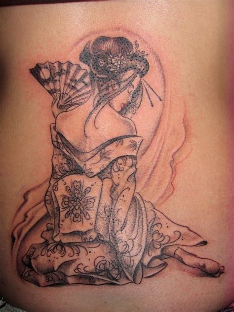 Maybe you would like to learn more about one of these? Japanese Geisha | female tattoos designs jesus tattoos men rib tattoos unique tribal ...