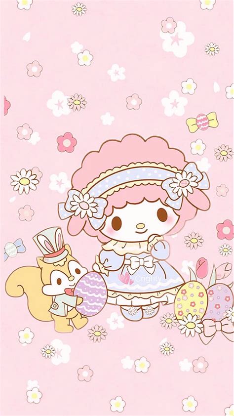 Pin By Pankeawป่านแก้ว On Wallpaper Sanrio Melody Hello Kitty Hello