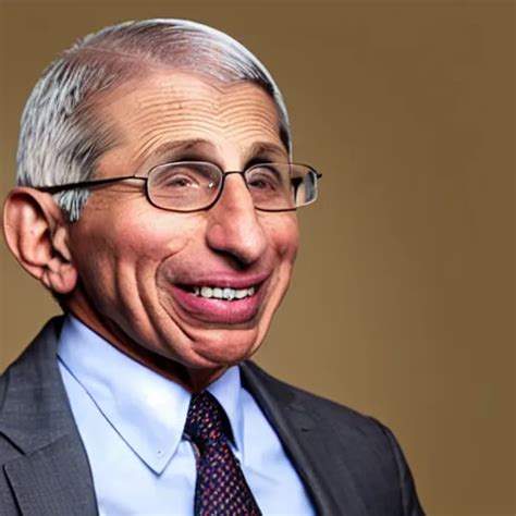 A Photo Of Anthony Fauci Grimacing Struggling To Have Stable