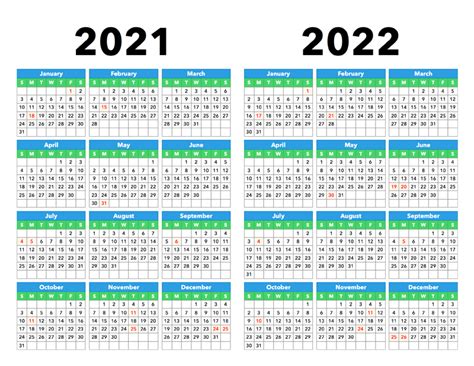 Calendar 2021 2022 Calendar Options