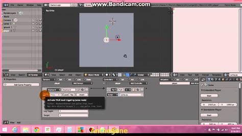 Developers are expected to design their scenes in a modeling program like maya or blender instead, and import them into panda3d using python. Blender Game Engine Python enabled jump - YouTube