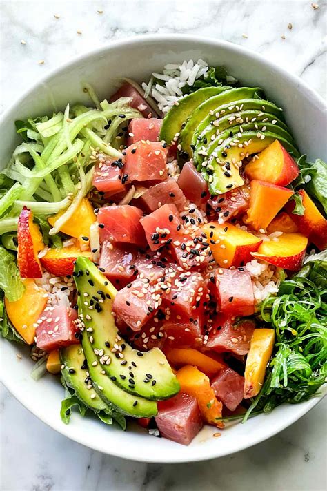 Shoyu Ahi Poke Bowl Hawaiian Ahi Poke Bowl