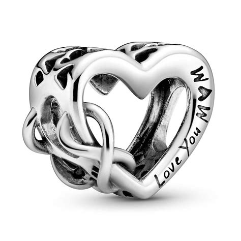 Pandora Love You Mum Infinity Heart Charm Precious Accents Ltd