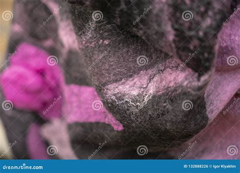 The Background Of The Felt Drape Is Black Red Stock Photo Image Of