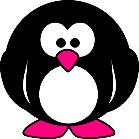 Penguin With Pink Feet Clip Art At Vector Clip Art Online