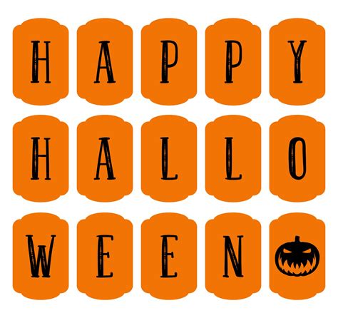 15 Best Happy Halloween Banner Printable Free Pdf For Free At Printablee