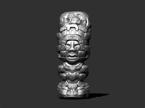 Mayan Figure 1 3d Model 3d Printable Cgtrader