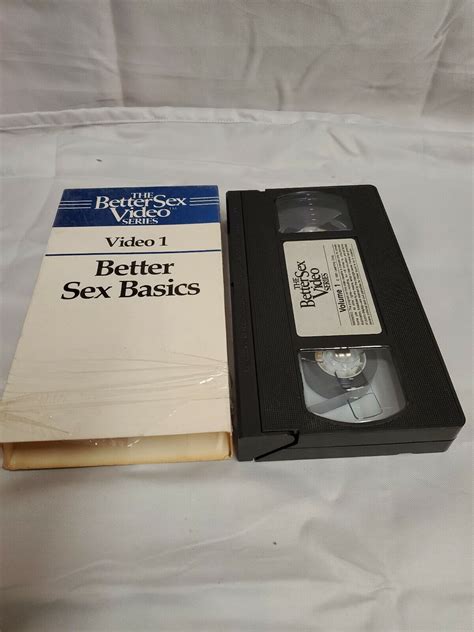 better sex basics vol 1 of the better sex video series vhs ebay
