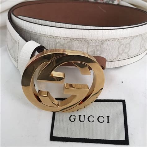 Sale White Gucci Belt Mens In Stock