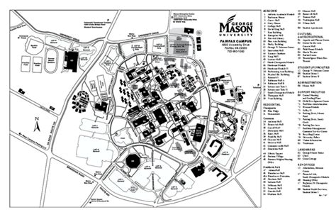 31 Gmu Fairfax Campus Map Maps Database Source