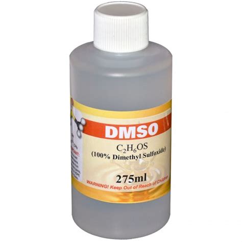 Dimethyl sulfoxide is readily absorbed through skin and may carry other dissolved chemicals into the body. 275ml Dimethyl Sulfoxide (DMSO) - 100% Strength ...