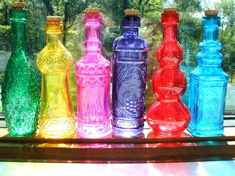 Glass Bottles Colored Glass Bottles Glass Bottles Bottle