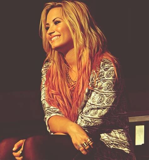 Demi has seen and experienced some pretty unexplainable and magical stuf.f animals excited to share what she shared with me!!! blonde, demi, demi lovato, hair - image #527820 on Favim.com