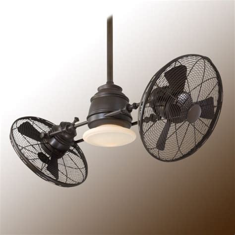 Newest Vintage Look Outdoor Ceiling Fans Throughout Vintage Gyro