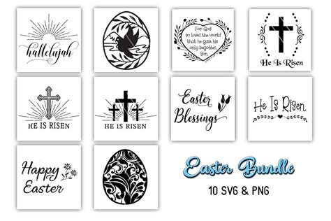 Easter Bundle Easter Svg Easter Bundle Graphic Design Resources