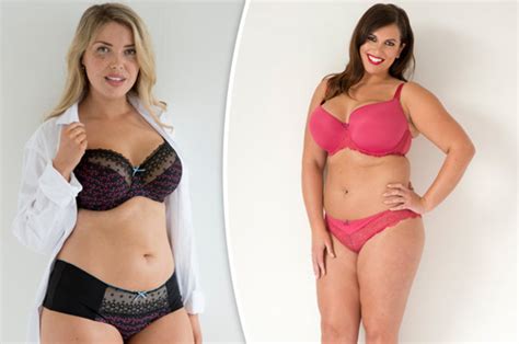 Star In A Bra Plus Size Beauties Strip Off To Become New Face And Body Of Curvy Kate