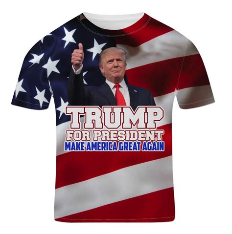 Donald Trump For President American Presidential Election Unisex Mens T