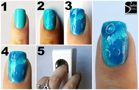 Maybe you would like to learn more about one of these? Tutorial Nail Art Quattro Elementi con smalti e pitture ...