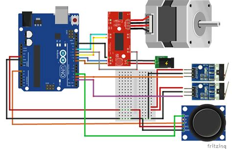 Stepper Motor with Joystick & Limit Switches | Brainy-Bits Canada | Stepper motor, Arduino, Joystick