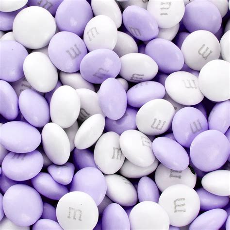 Lavender And White Mandms Chocolate Candy Mandms Chocolate Candy