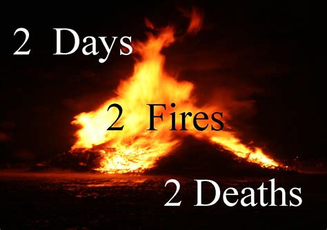 Fire Cuts Cost Lives 2 Days 2 Fires 2 Deaths