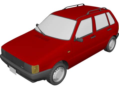 Fiat Uno 3d Model 3d Cad Browser